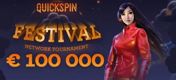 100,000 EUR in Aplay Casino Quickspin Festival Network Tournament
