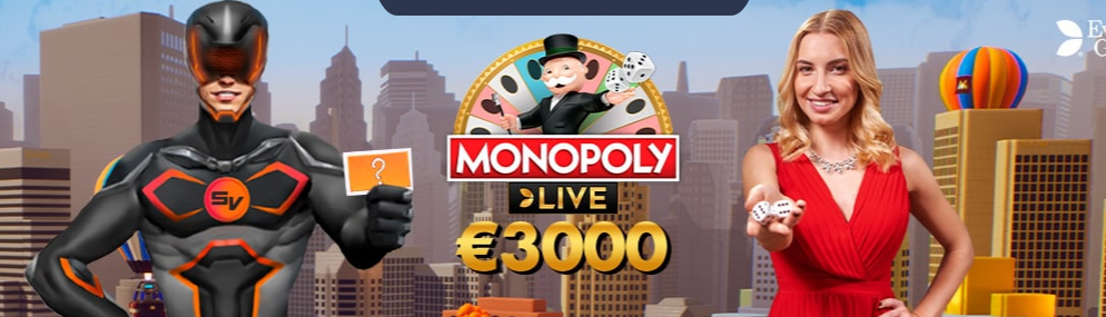Monopoly Live Tournament at SlotV Casino