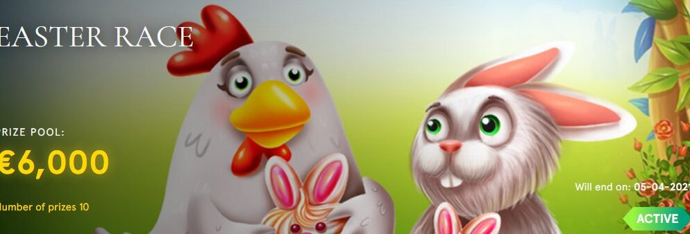 Join Casinia for Easter Race Tournament