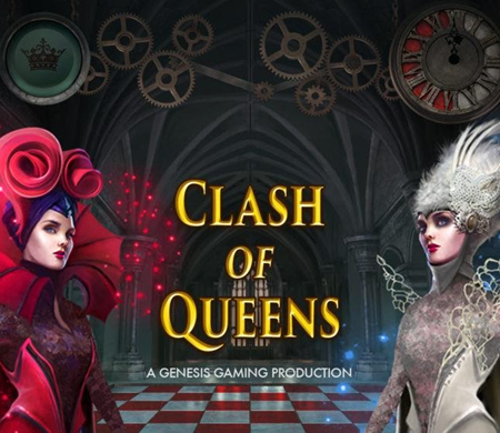 Clash of Queens slot for real money by Genesis Gaming