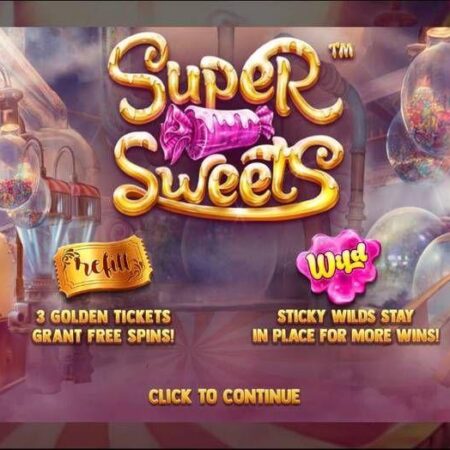 Super Sweets slot for real money by BetSoft