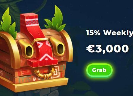 Get 15% Weekly Cashback at Wazamba Casino!
