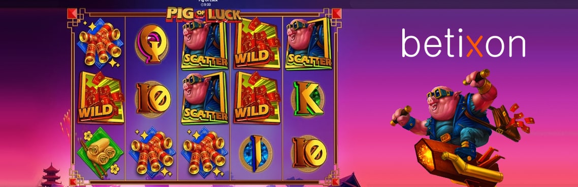Pig of Luck slot for real money by Betixon 