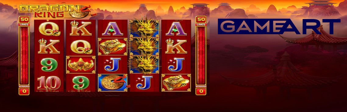 Dragon King slot for real money by GameArt