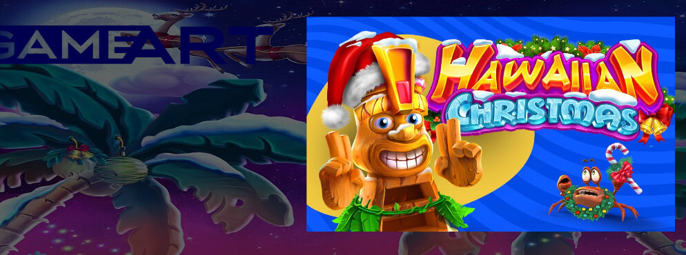Hawaiian Christmas slot for real money by GameArt