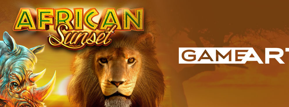 African Sunset slot for real money by GameArt