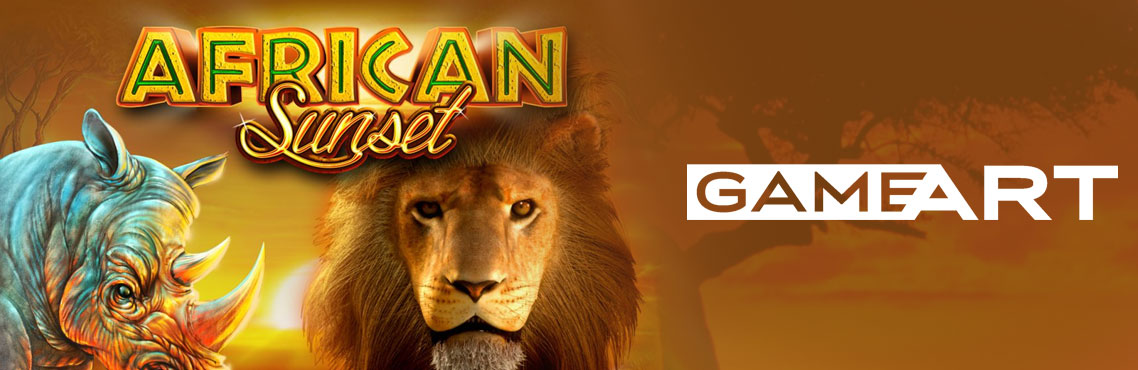 African Sunset slot for real money by GameArt