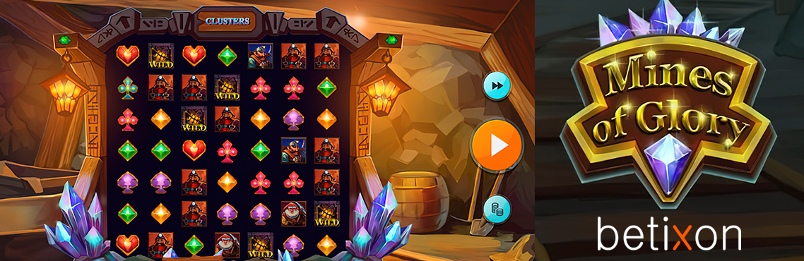 Mines Of Glory slot for real money by Betixon