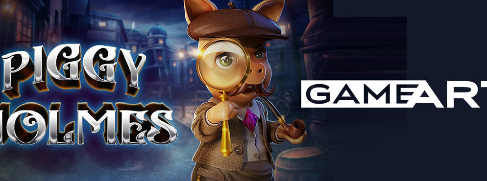 Piggy Holmes slot for real money by GameArt