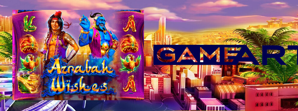 Azrabah Wishes slot for real money by GameArt