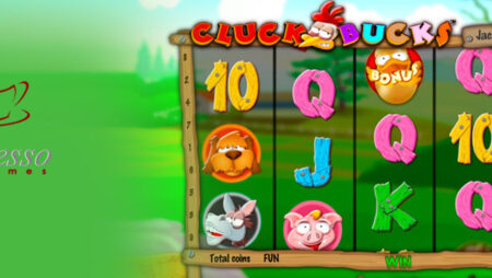 Cluck Bucks slot for real money by Espresso Games