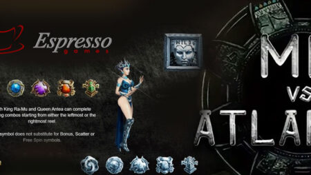 Mu vs Atlantis slot for real money by Espresso Games