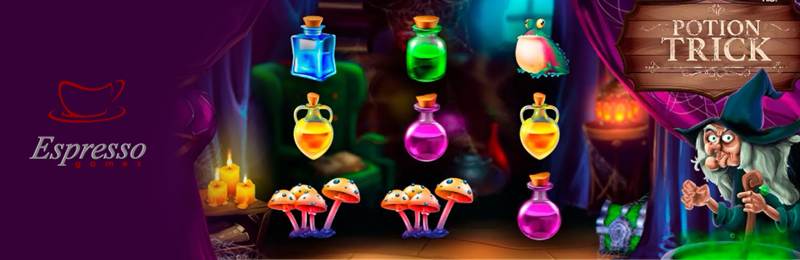 Potion Trick slot for real money by Espresso Games