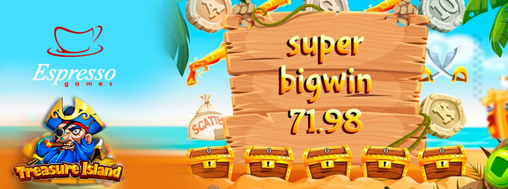 Treasure Island slot for real money by Espresso Games