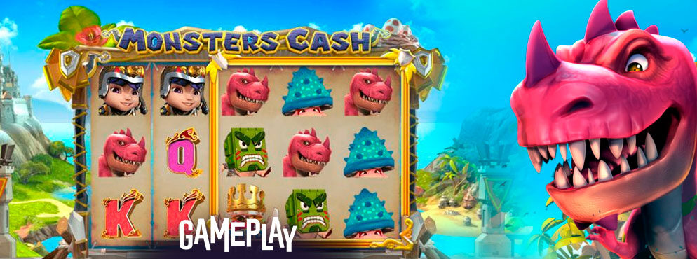 Monsters Cash slot for real money by Gameplay