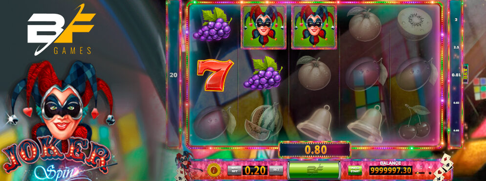 Joker Spin slot for real money by BF Games