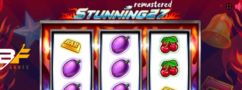 Stunning 27 slot for real money by BF Games