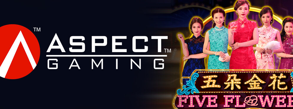 Five Flowers slot for real money by Aspect Games