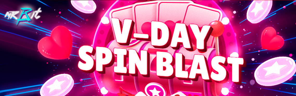 Bergabunglah dengan Promosi V-Day Spin Blast Mr Bit Casino