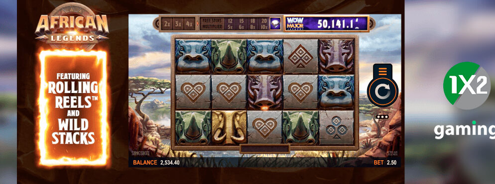 Legends of Africa slot for real money by 1×2 Gaming