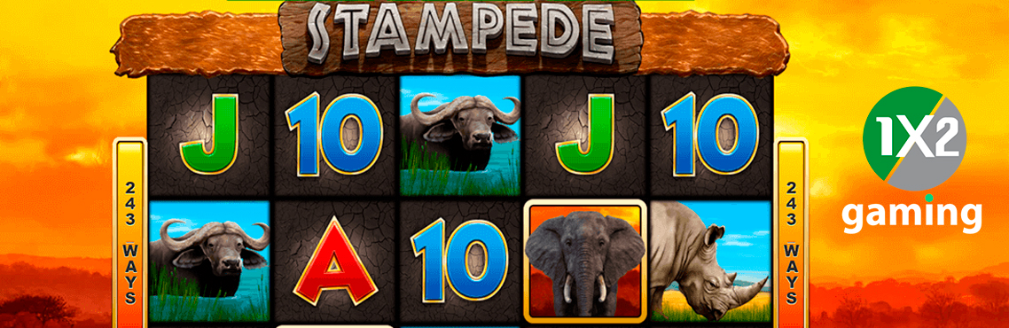 Stampede slot for real money by Eyecon