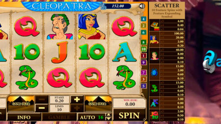 Cleopatra slot for real money by AlteaGaming