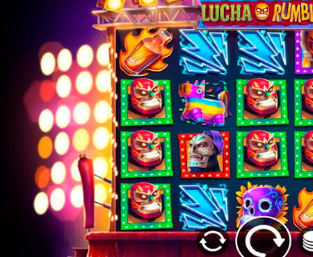Lucha Rumble slot for real money by Eyecon