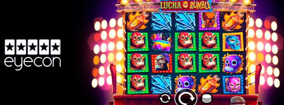 Lucha Rumble slot for real money by Eyecon