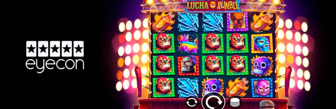 Lucha Rumble slot for real money by Eyecon