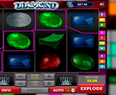 Diamonds slot for real money by AlteaGaming