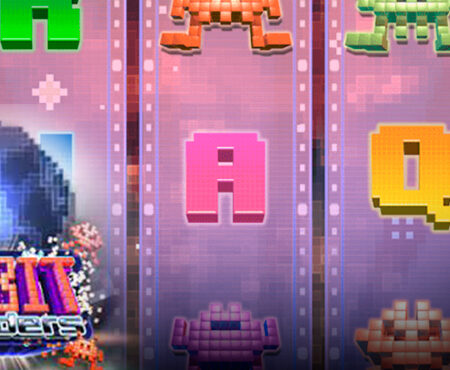 8-bit Intruders slot for real money by Genesis Gaming