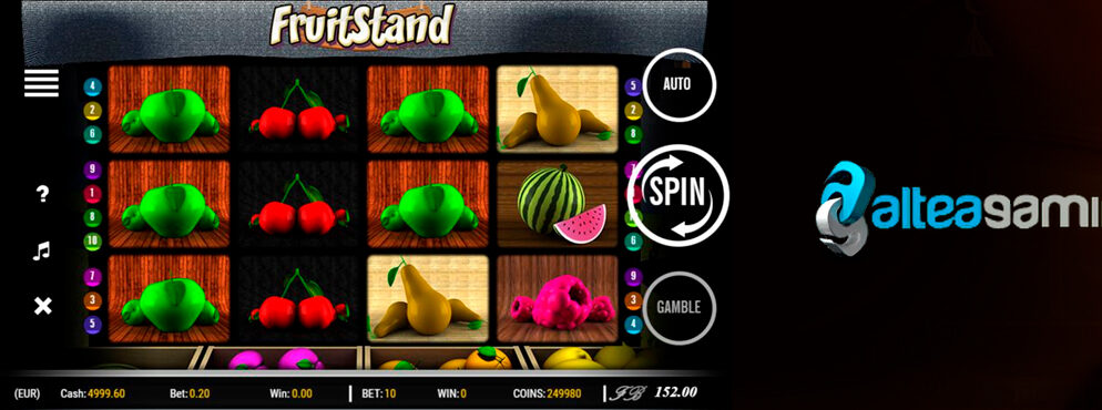 Fruit Stand slot for real money by AlteaGaming