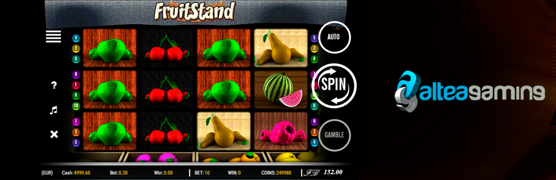 Fruit Stand slot for real money by AlteaGaming