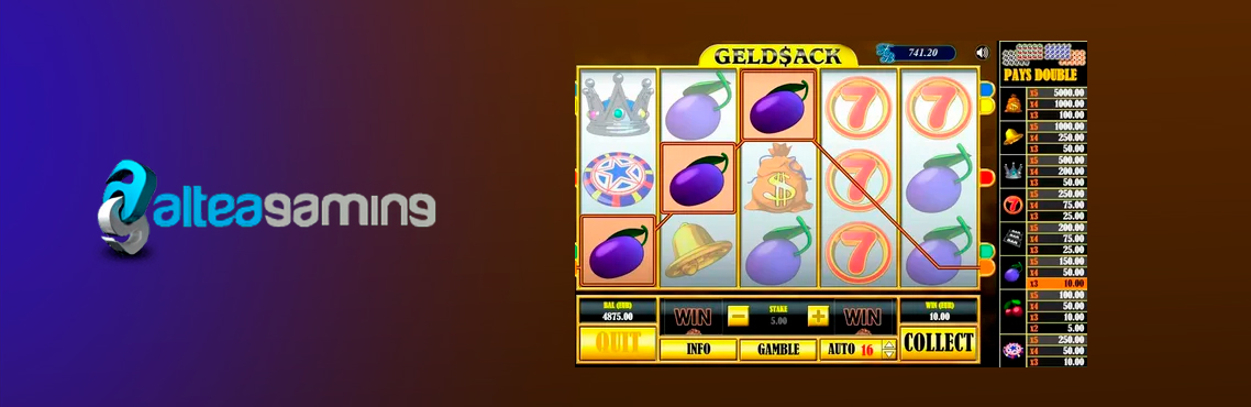 Geldsack slot for real money by AlteaGaming
