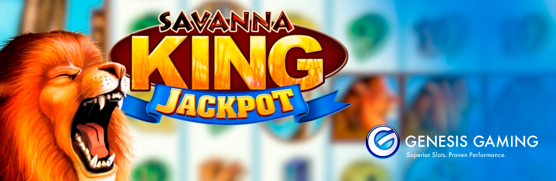 Savanna King Jackpot slot for real money by Genesis Gaming
