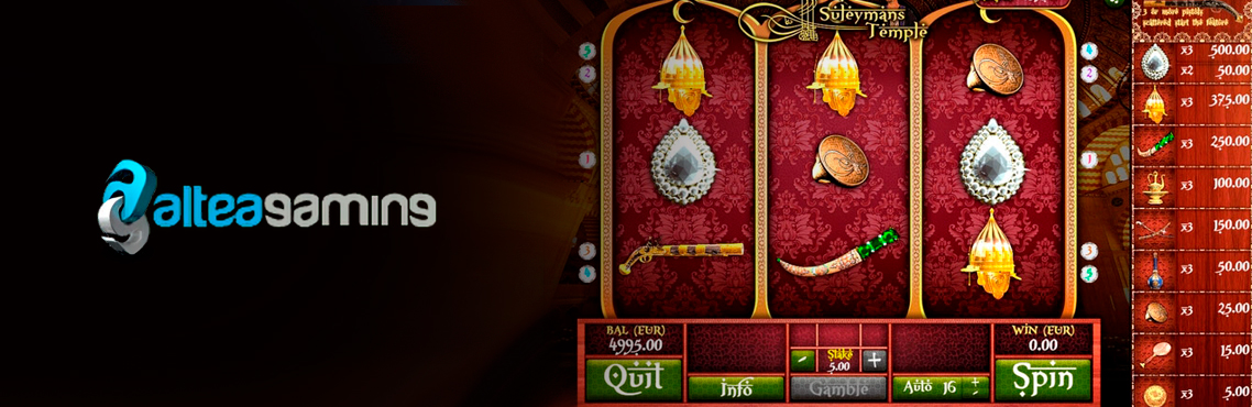 Ottoman slot for real money by AlteaGaming