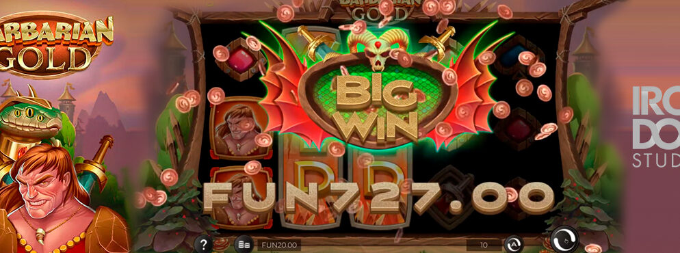 Barbarian Gold slot for real money by Iron Dog Studio