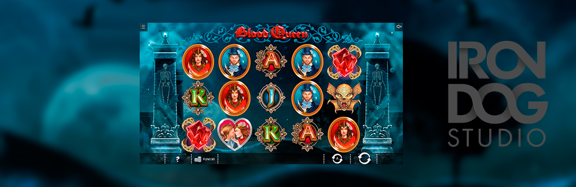 Blood Queen slot for real money by Iron Dog Studio