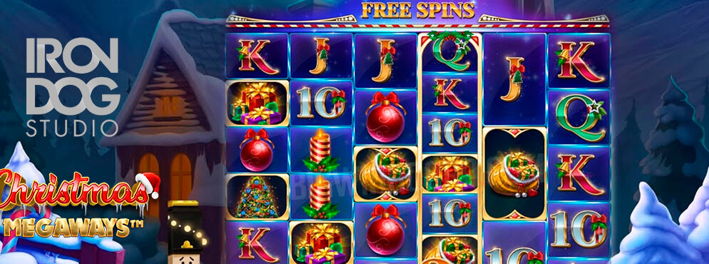 Christmas Megaways slot for real money by Iron Dog Studio
