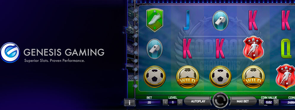 World Cup Football slot for real money by Genesis Gaming