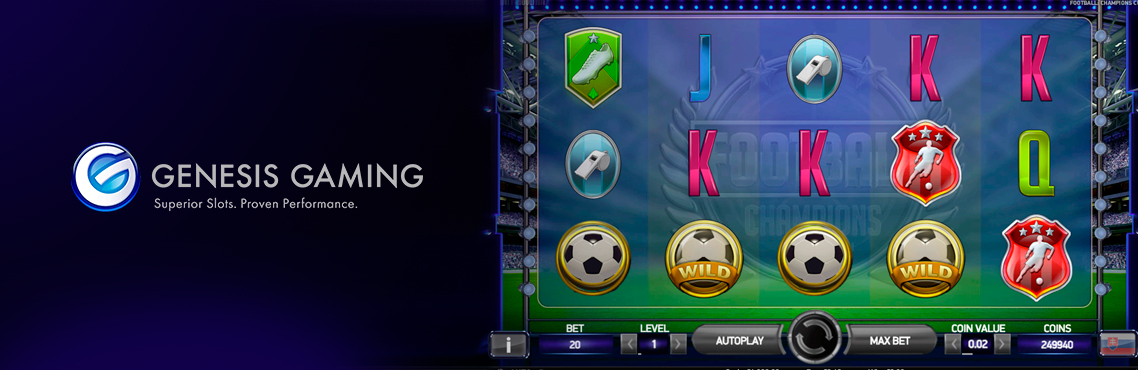 World Cup Football slot for real money by Genesis Gaming