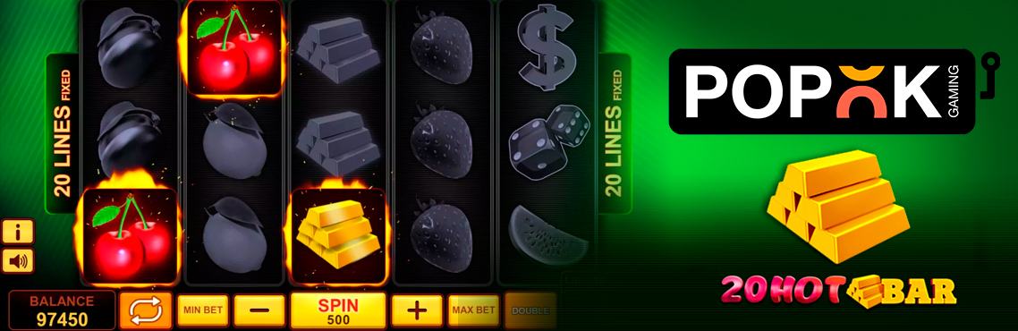 20 Hot Bar slot for real money by Popok Gaming