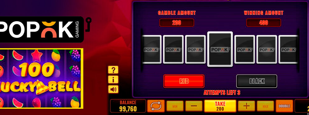 100 Lucky Bell slot for real money by Popok Gaming