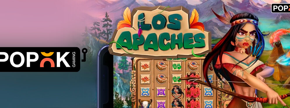 Los Apaches slot for real money by Popok Gaming