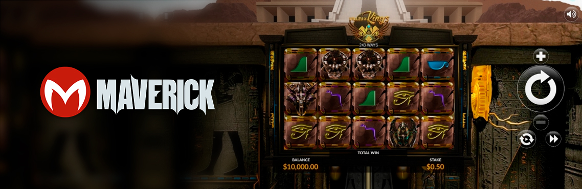 Valley of Kings slot for real money by Maverick