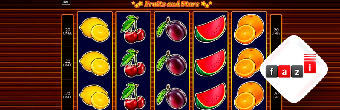 Fruits and Stars slot for real money by Fazi