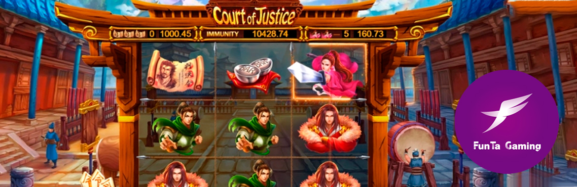 Court of Justice slot for real money by FunTa Gaming