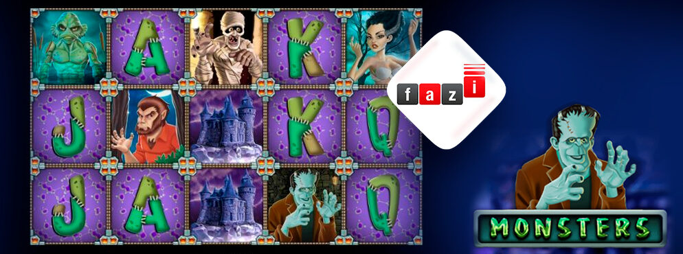 Monsters slot for real money by Fazi