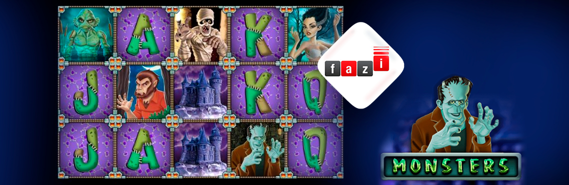 Monsters slot for real money by Fazi