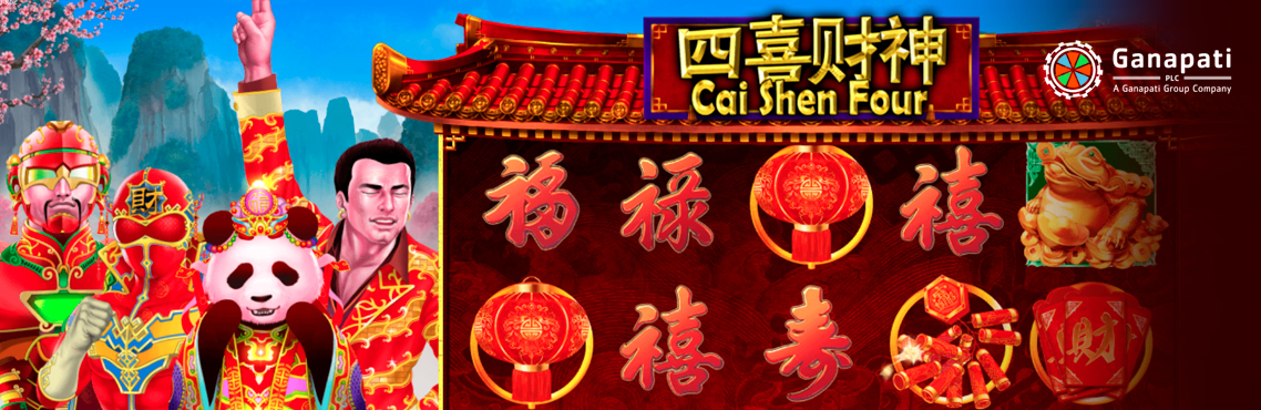 Cai Shen Four slot for real money by Ganapati